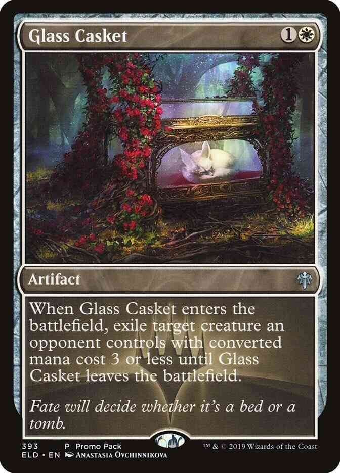 Glass Casket [393] [Dark Frame Promo Pack] [Throne of Eldraine] [Foil]