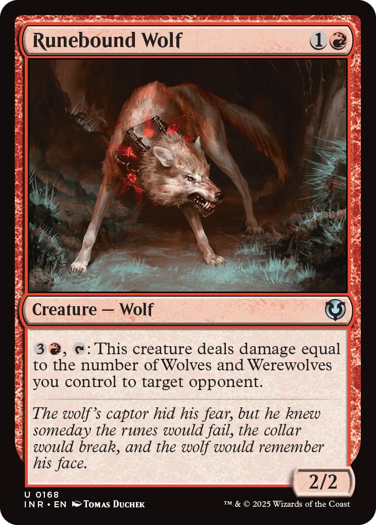 Runebound Wolf [168] [Innistrad Remastered] [Non-Foil]