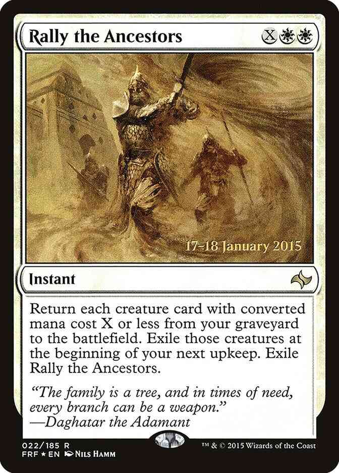 Rally the Ancestors [22s] [Fate Reforged Promos] [Foil]