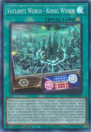 Vaylantz World - Konig Wissen - TAMA-EN013 - Super Rare - 1st Edition