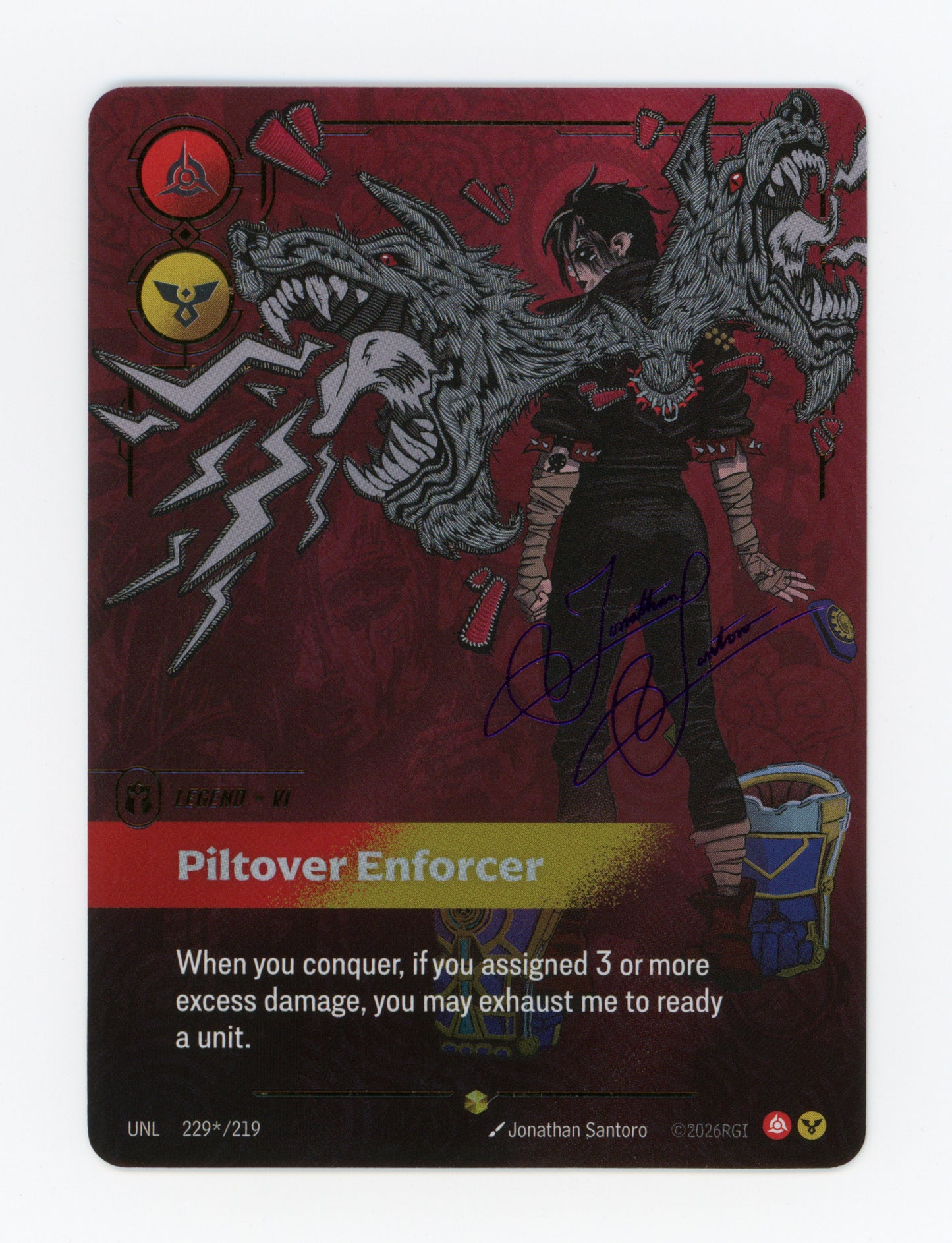 Piltover Enforcer (Vi) — Signature|Foil — ID 19665
