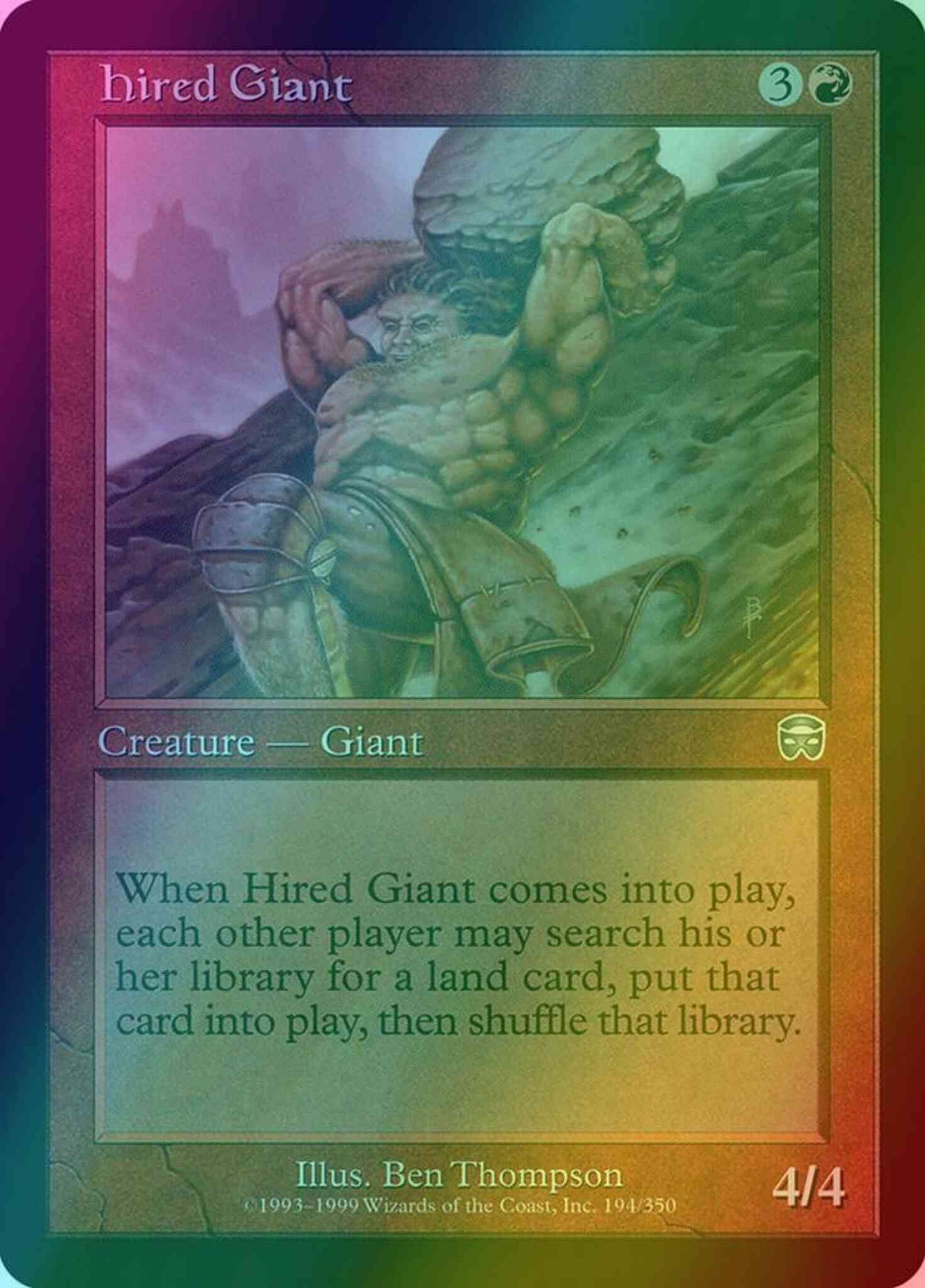 Hired Giant [194] [Mercadian Masques] [Foil]