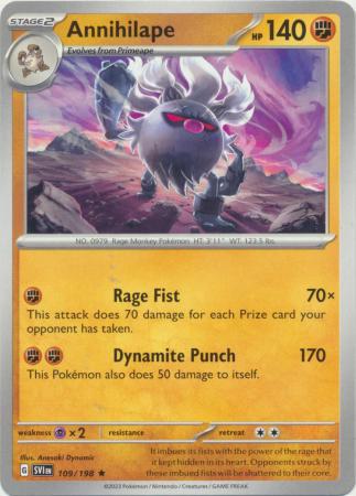 Annihilape - 109/198 - Promo [Lucario ex Battle Deck] [sv01msp-109] [Non-Holo]