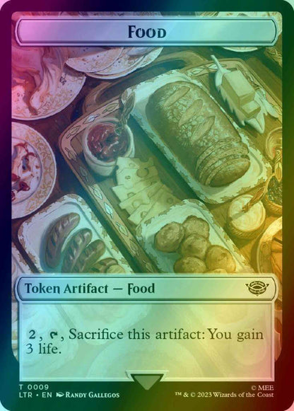 Food Token (09) // Human Soldier Token (01) [The Lord of the Rings: Tales of Middle-earth: Tokens] [Foil]