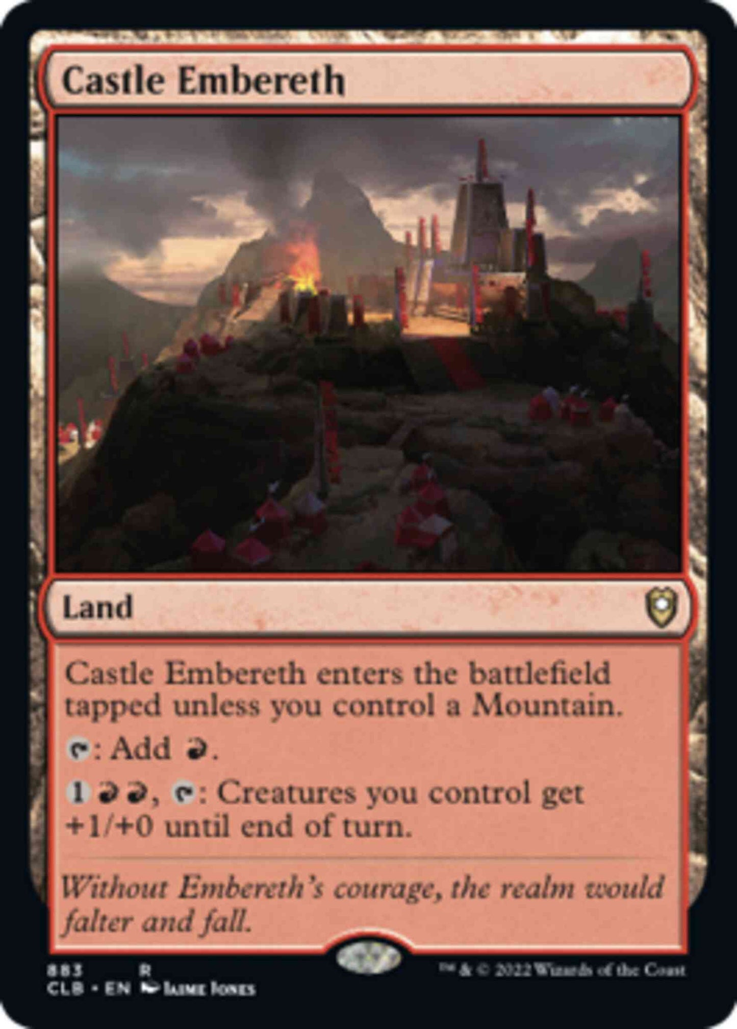 Castle Embereth [883] [Commander Legends: Battle for Baldur's Gate] [Non-Foil]