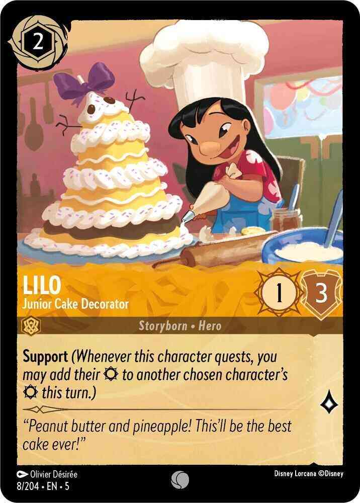 Lilo - Junior Cake Decorator - 8/204 [Shimmering Skies] [Non-Foil]