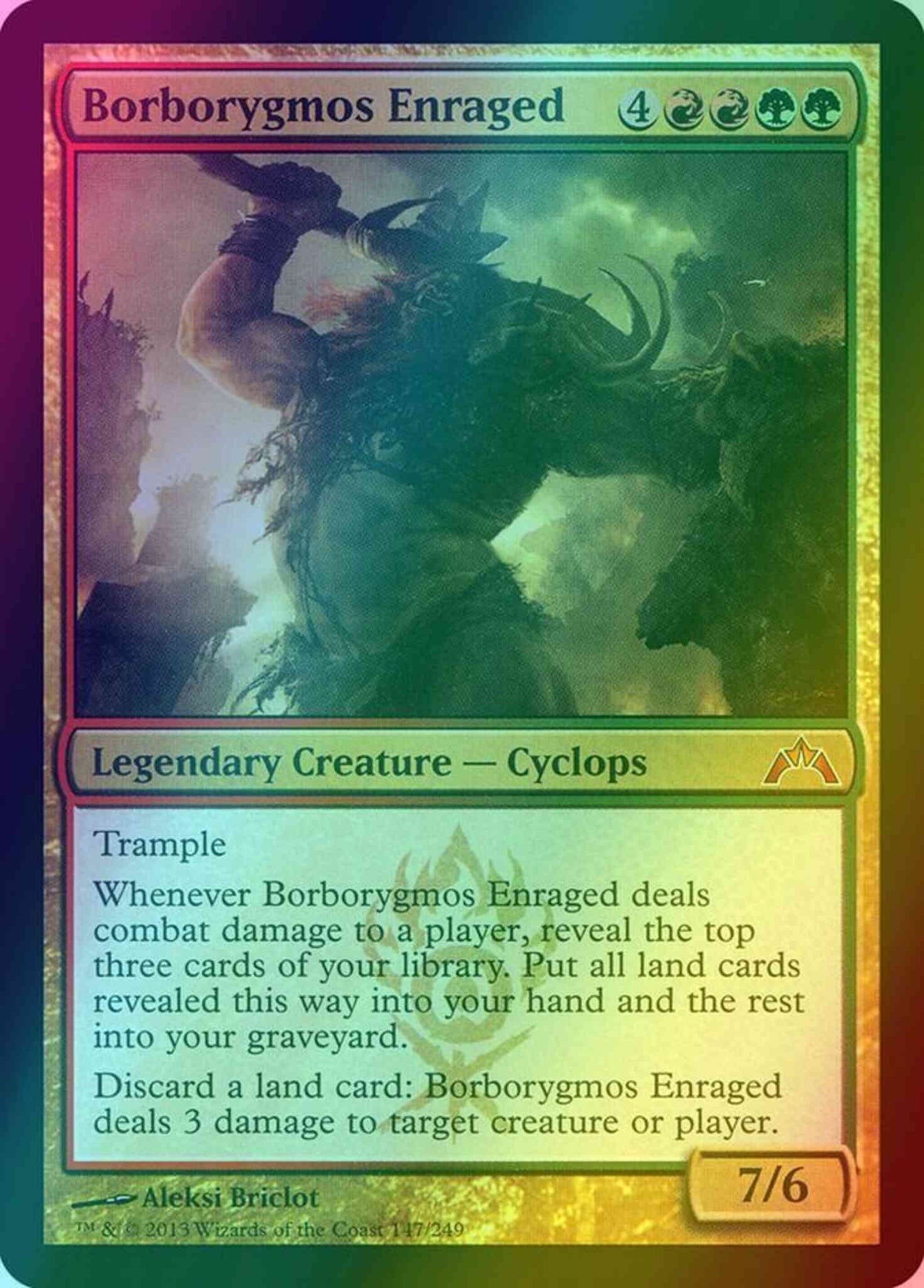 Borborygmos Enraged [147] [Gatecrash] [Foil]