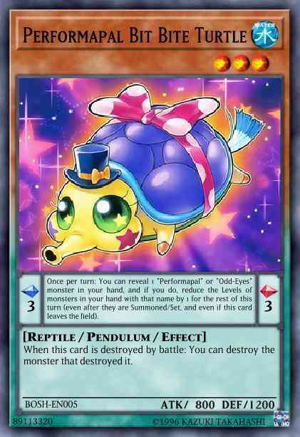 Performapal Bit Bite Turtle - MP16-EN176 - Common - 1st Edition