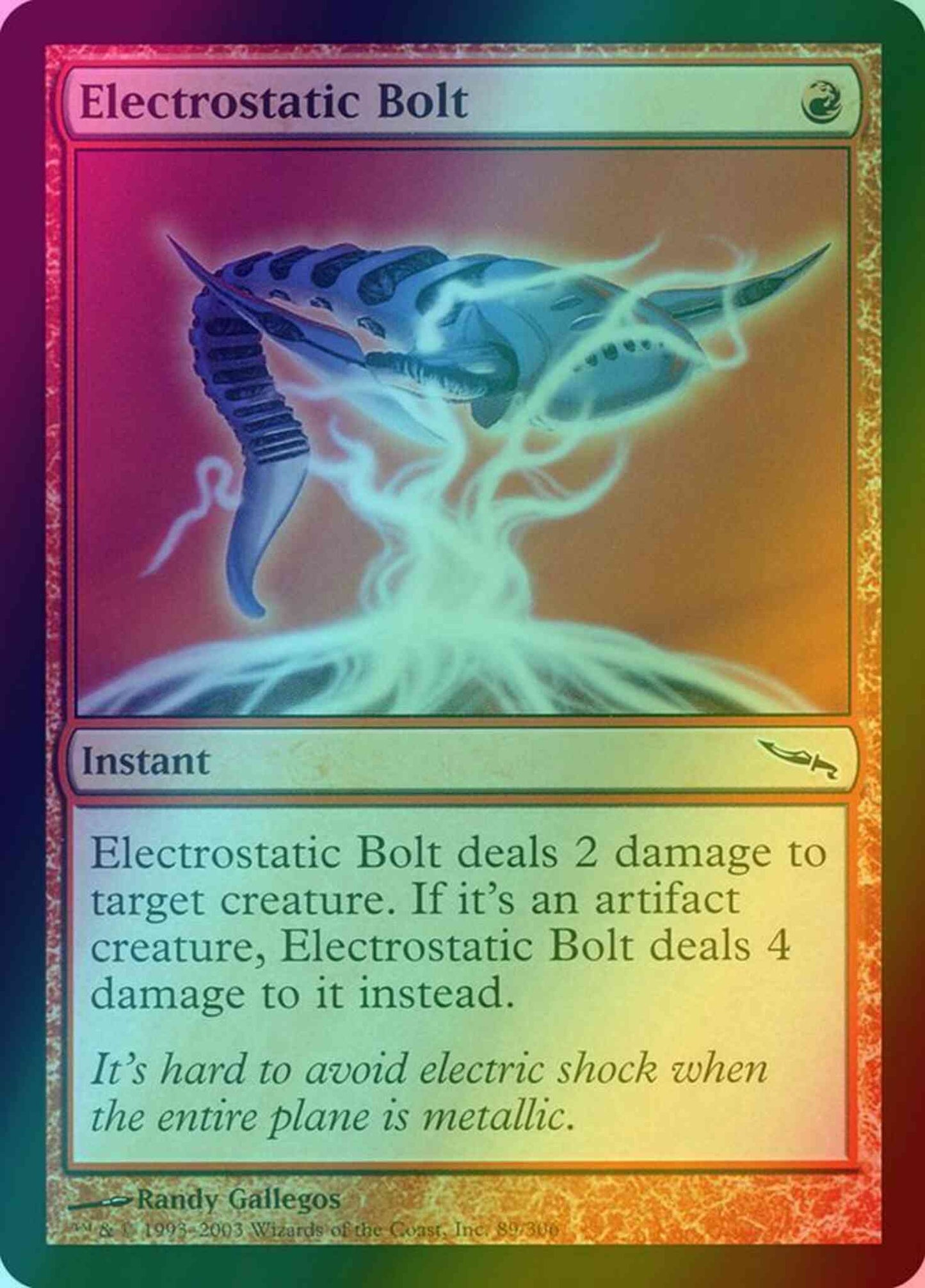 Electrostatic Bolt [89] [Mirrodin] [Foil]