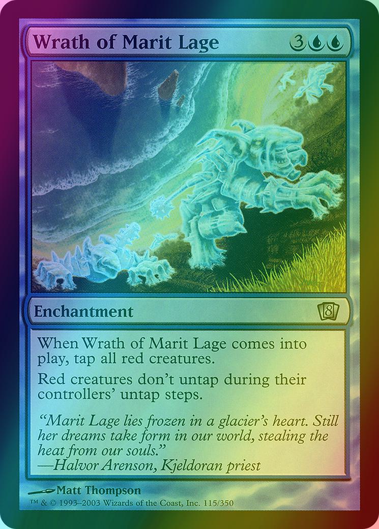 Wrath of Marit Lage [115x] [Eighth Edition] [Foil]