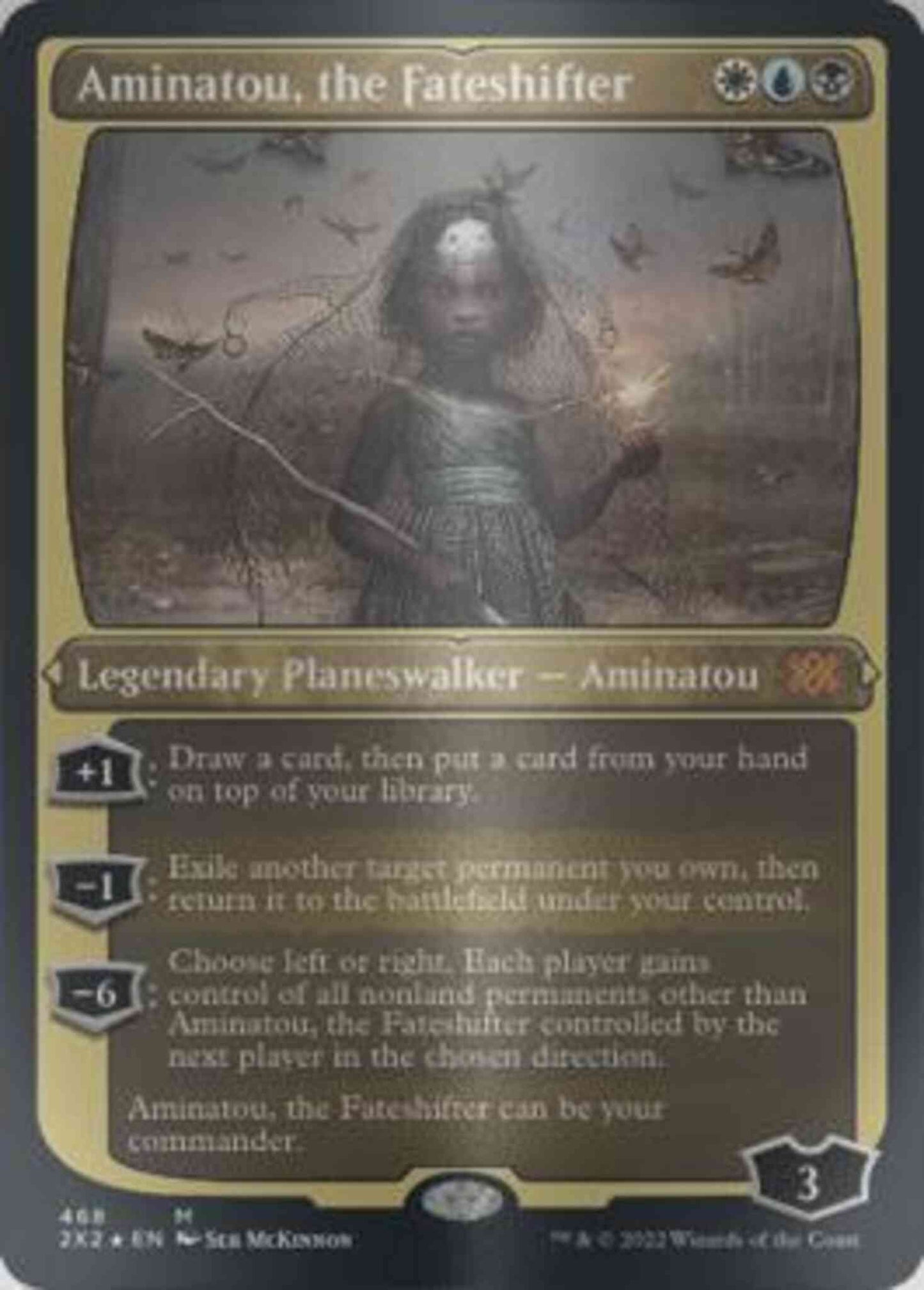 Aminatou, the Fateshifter [468] [Double Masters 2022] [Etched Foil]