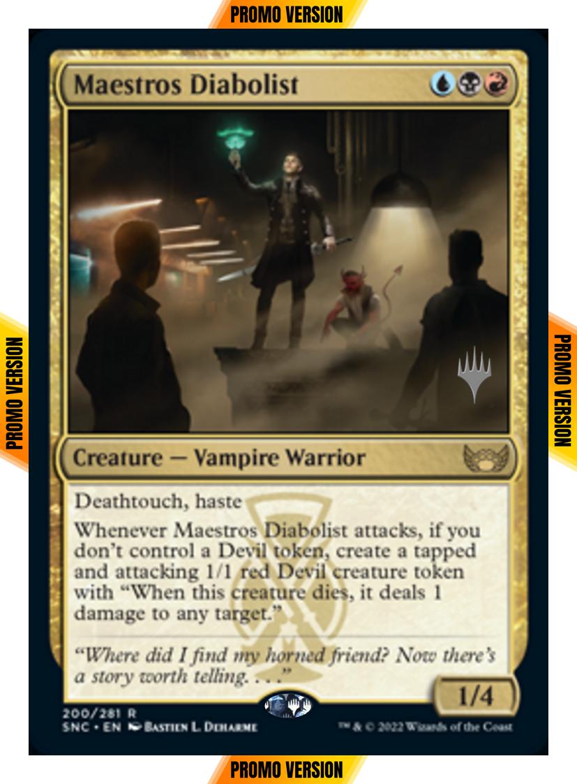 Maestros Diabolist [Promo Pack] [200p] [Streets of New Capenna: Promos] [Non-Foil]