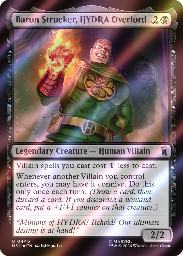 Baron Strucker, HYDRA Overlord [446] [Marvel Super Heroes] [Surge Foil]