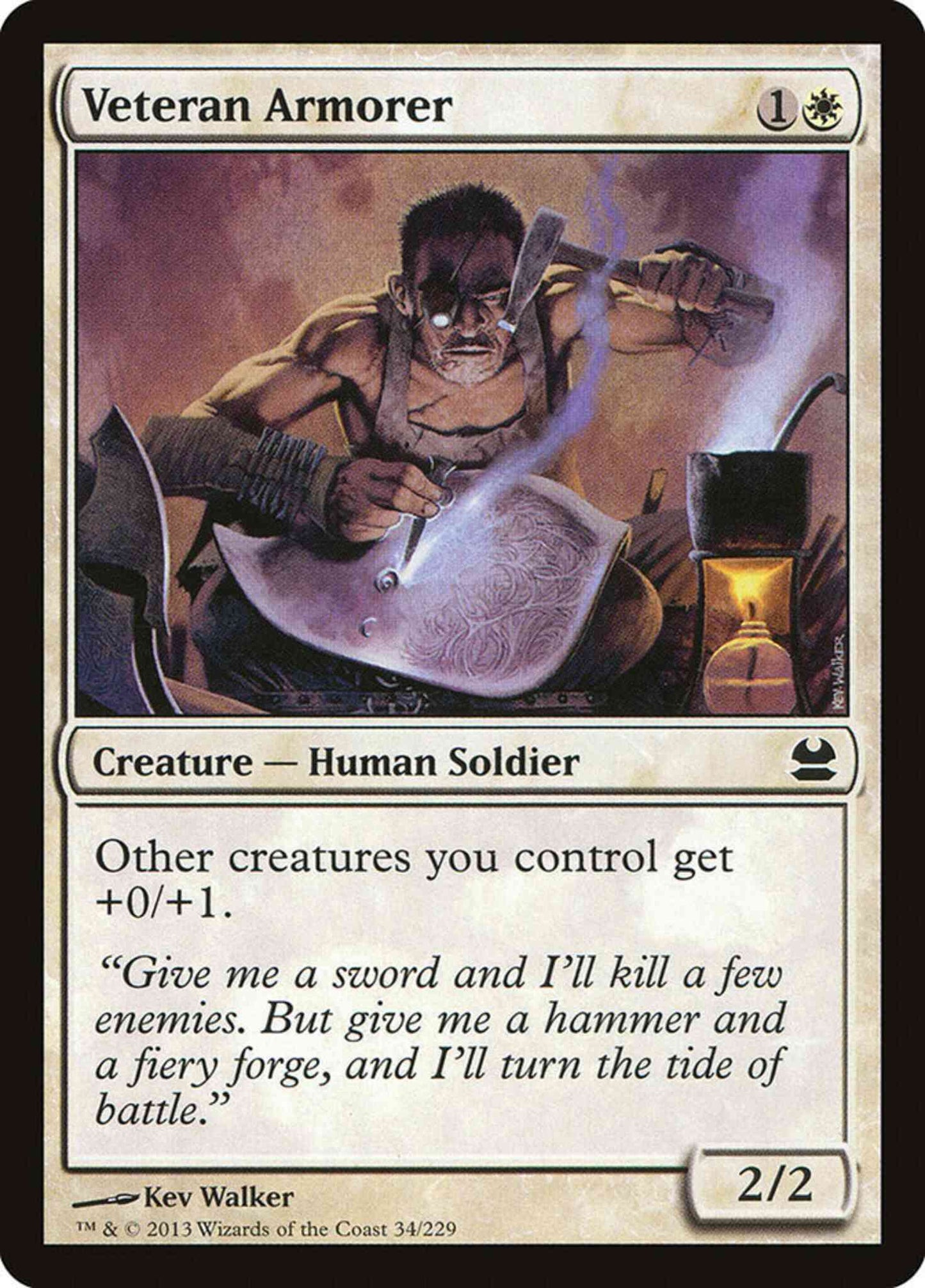 Veteran Armorer [34] [Modern Masters] [Non-Foil]