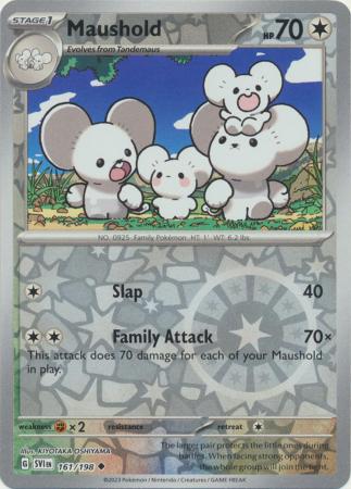 Maushold - 161/198 - Uncommon [sv01-161] [Reverse Holo]