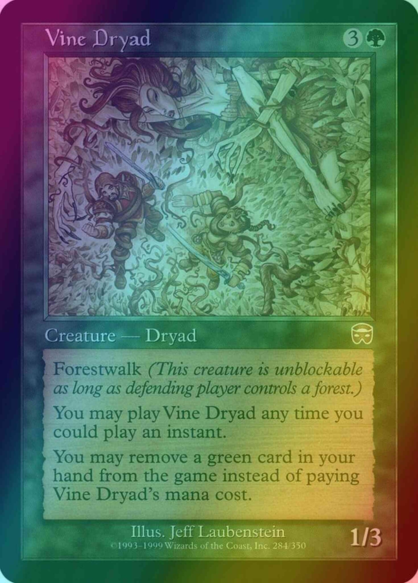 Vine Dryad [284] [Mercadian Masques] [Foil]