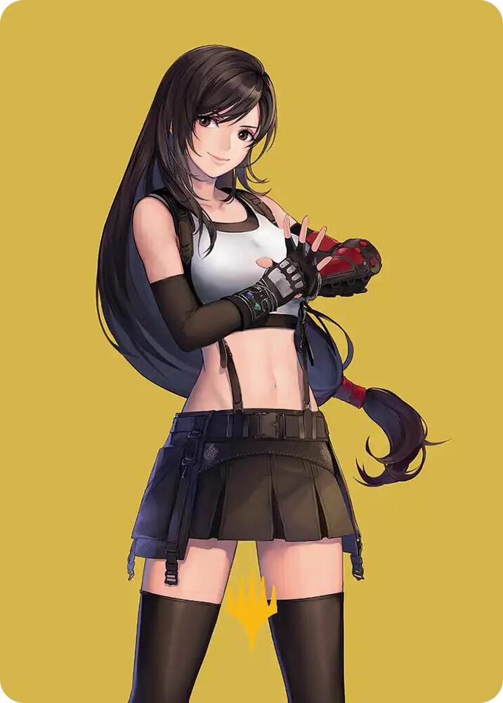 52/53 - Tifa, Martial Artist Art Card [FINAL FANTASY: Art Series] [Gold-Stamped]