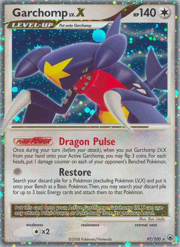 Garchomp - 97/100 - Rare Holo Lv.X [dp5-97] [Ultra]