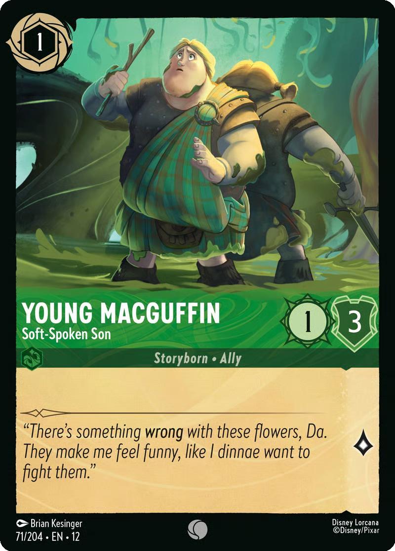 Young MacGuffin - Soft-Spoken Son - 71/204 [Wilds Unknown] [Non-Foil]