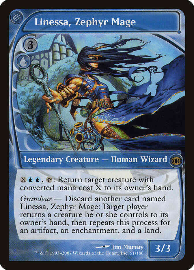 Linessa, Zephyr Mage [51] [Future Sight] [Non-Foil]