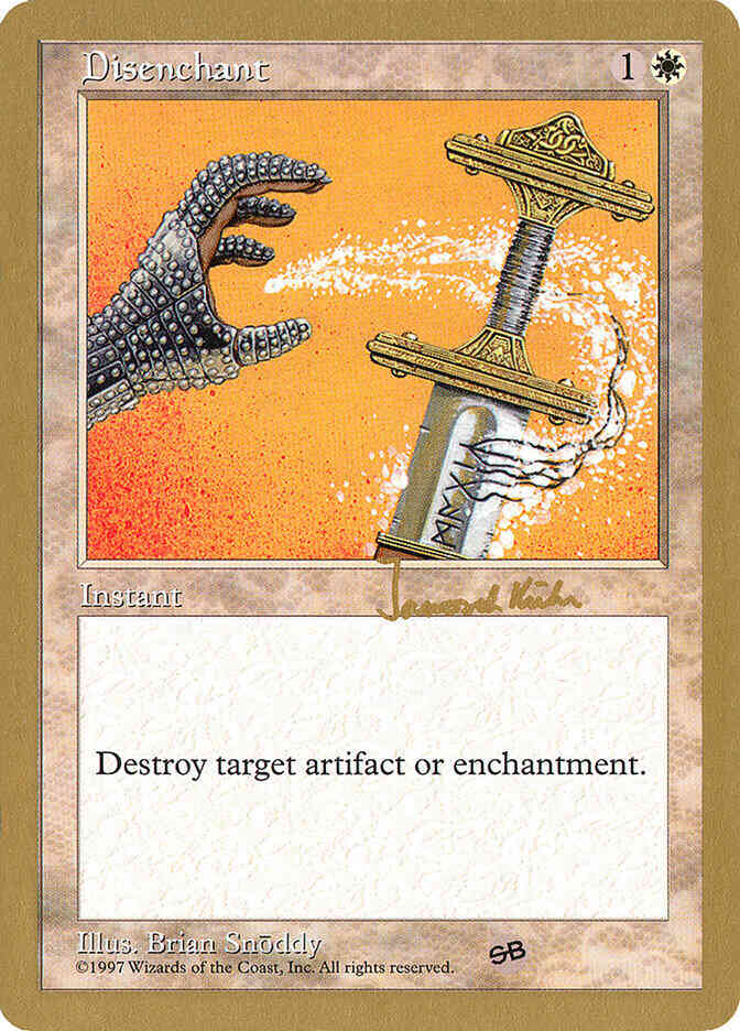 Disenchant [jk26sb] [Janosch Kunn] [Sideboard] [World Championship Decks 1997] [Non-Foil]
