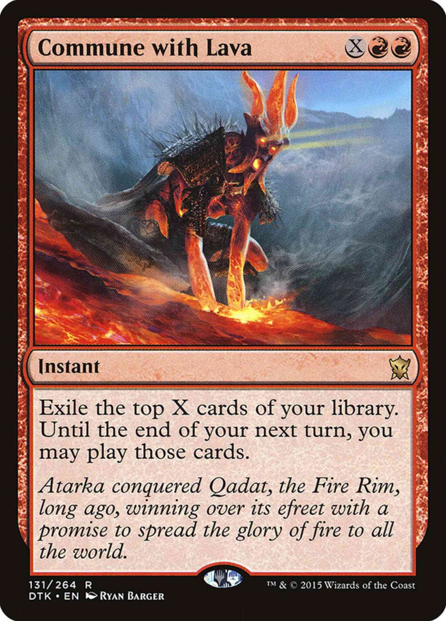 Commune with Lava [131] [Dragons Of Tarkir] [Non-Foil]