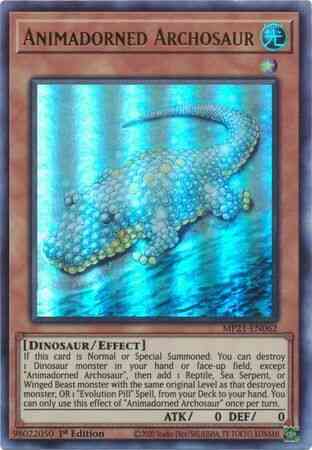 Animadorned Archosaur - MP21-EN062 - Ultra Rare - 1st Edition