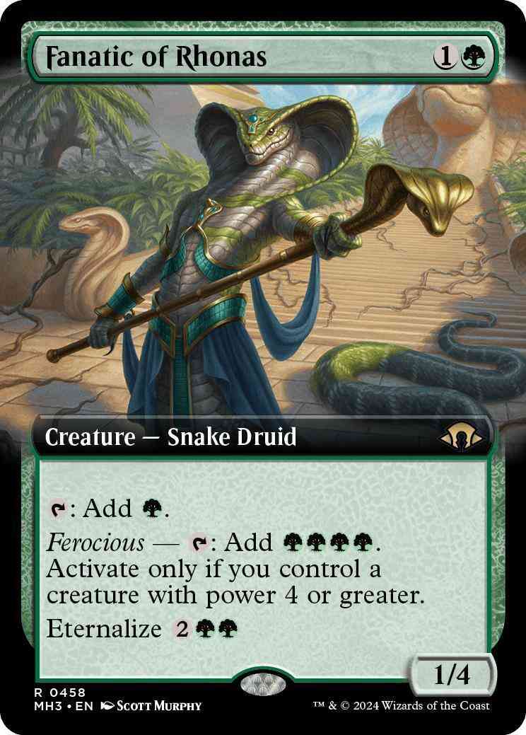 Fanatic of Rhonas [458] [Extended Art] [Modern Horizons 3] [Non-Foil]