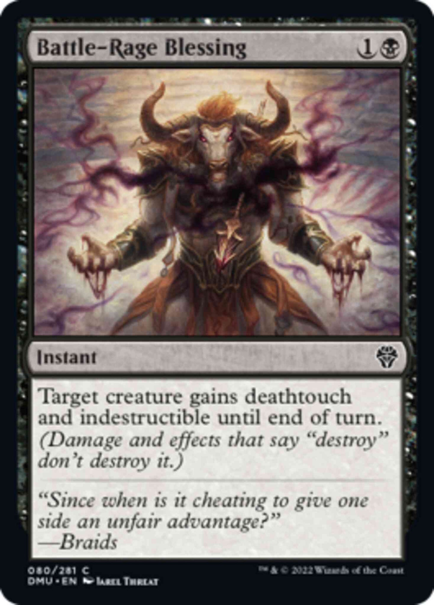 Battle-Rage Blessing [80] [Dominaria United] [Non-Foil]