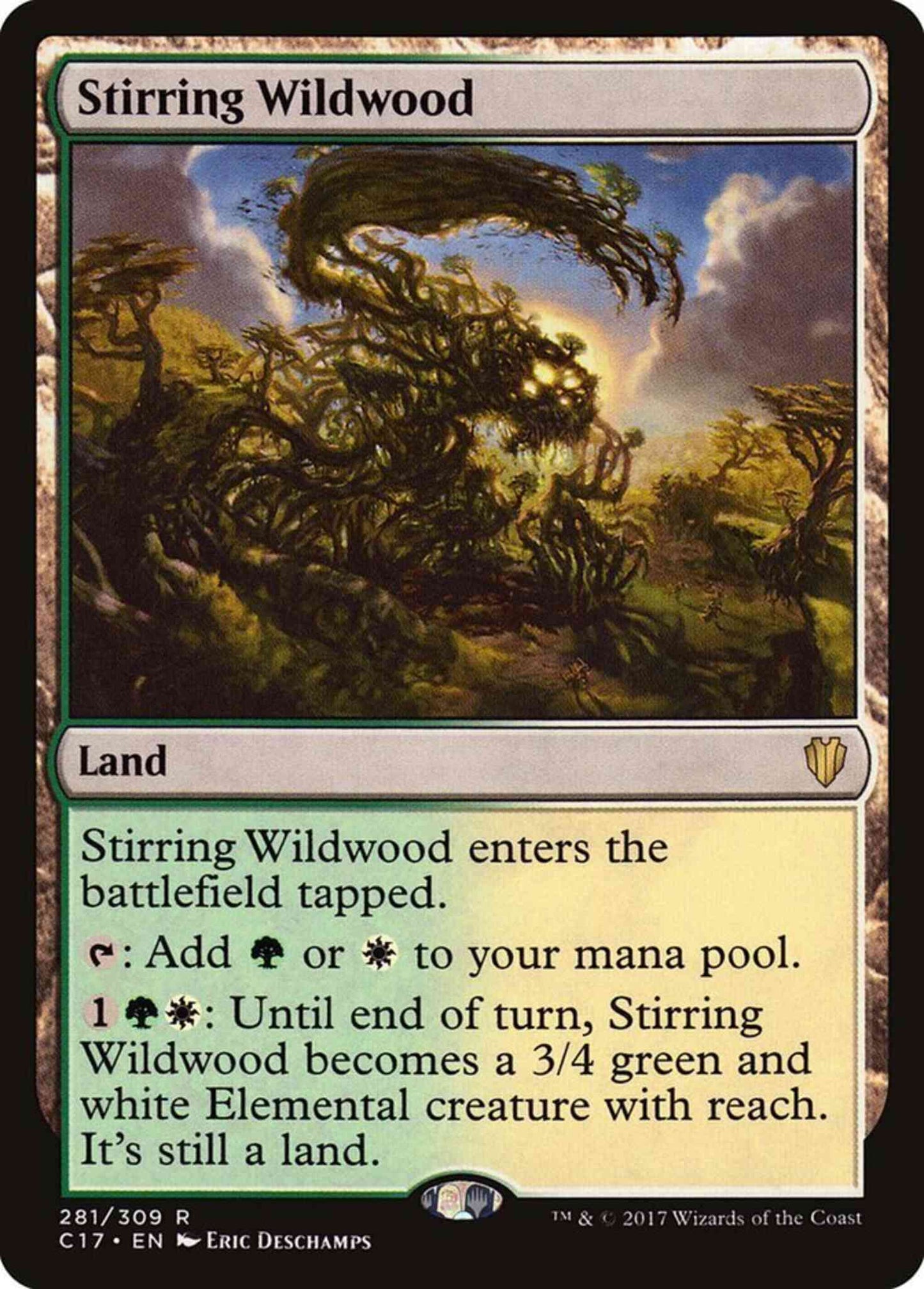 Stirring Wildwood [281] [Commander 2017] [Non-Foil]