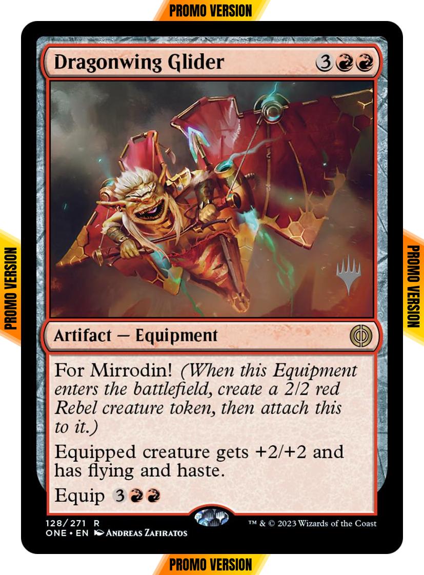 Dragonwing Glider [128p] [Promo Pack] [Phyrexia: All Will Be One: Promos] [Non-Foil]