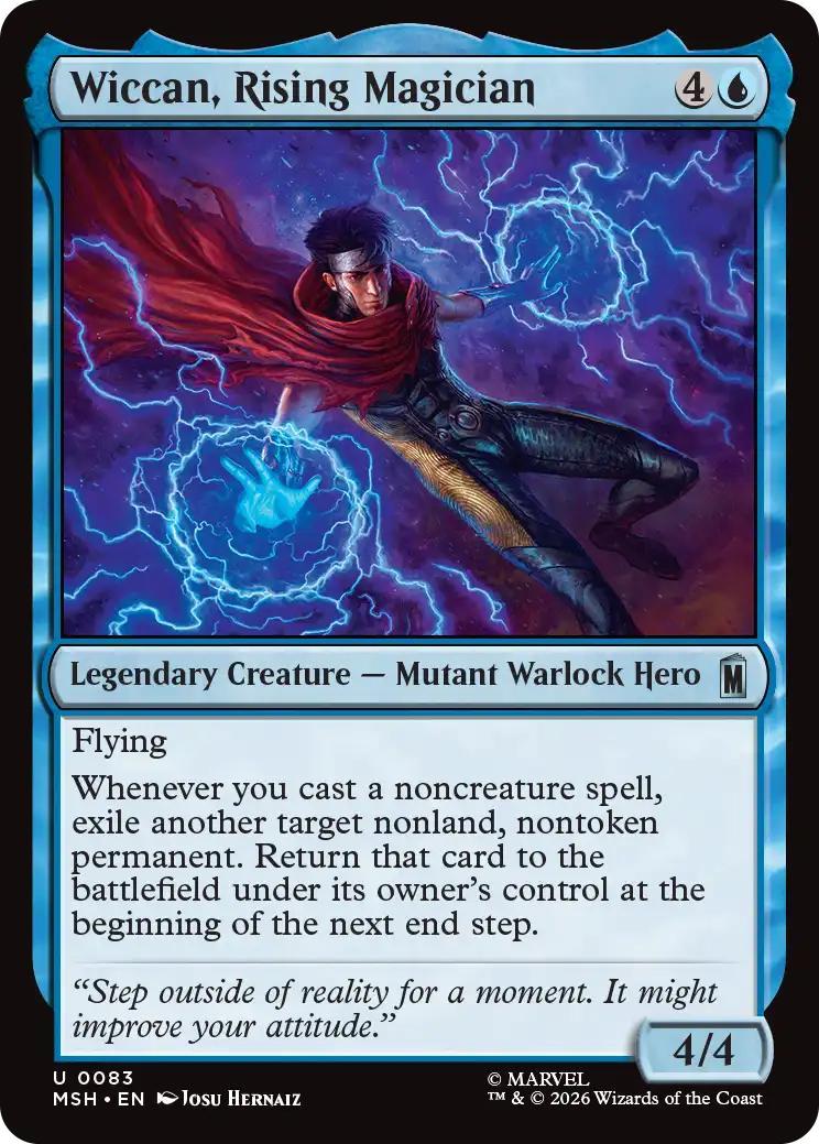 Wiccan, Rising Magician [83] [Marvel Super Heroes] [Non-Foil]