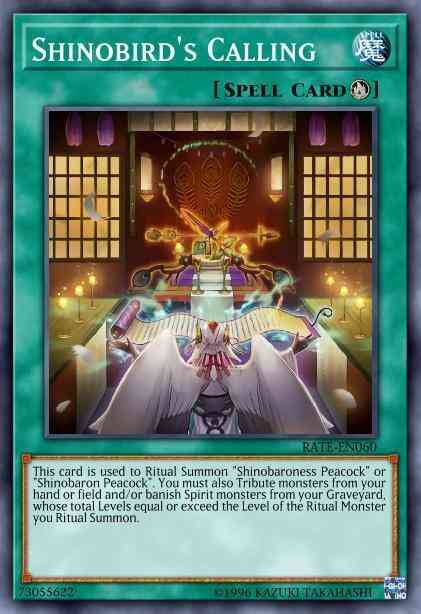 Shinobird's Calling - RATE-EN060 - Common - 1st Edition