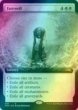Farewell [436] [Extended Art] [Kamigawa: Neon Dynasty] [Foil]