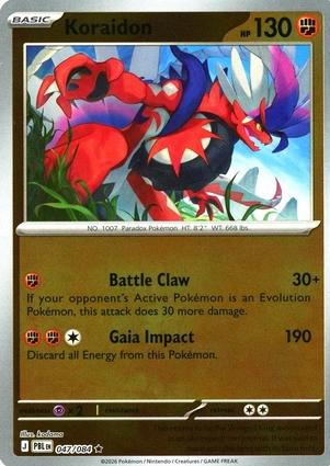 Koraidon - 047/084 - Rare [me05-047] [Reverse Holo]
