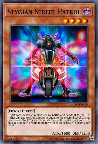 Stygian Street Patrol - DREV-EN099 - Secret Rare - 1st Edition