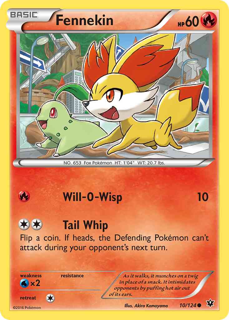 Fennekin - 10/124 - Common [xy10-10] [Non-Holo]