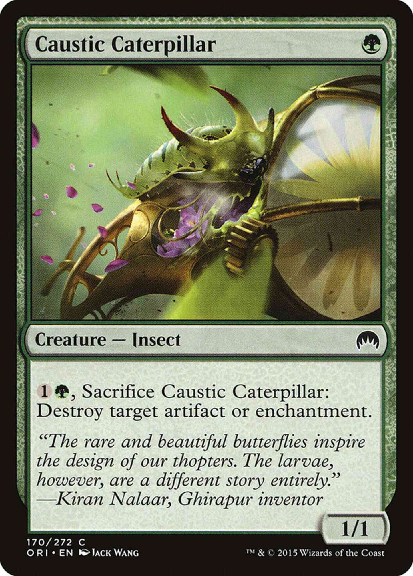 Caustic Caterpillar [170] [Magic Origins] [Non-Foil]