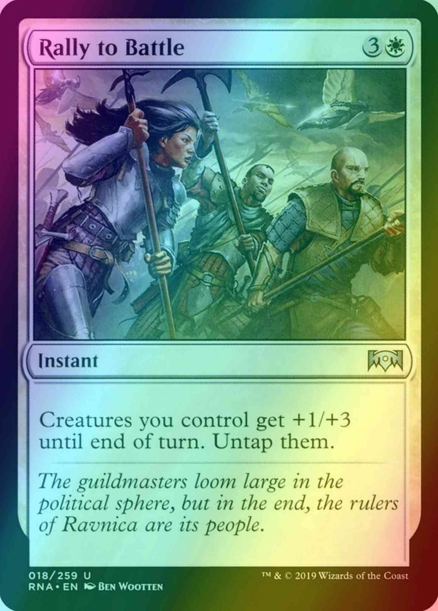 Rally to Battle [18] [Ravnica Allegiance] [Foil]