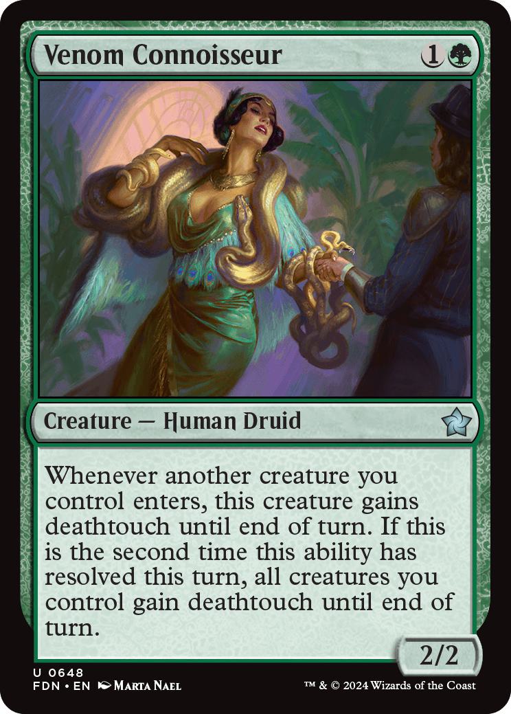 Venom Connoisseur [648] [Foundations] [Non-Foil]