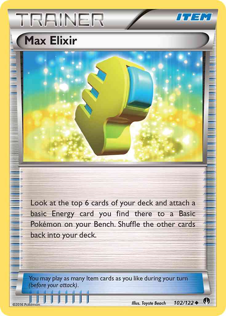 Max Elixir - 102/122 - Uncommon [xy9-102] [Non-Holo]