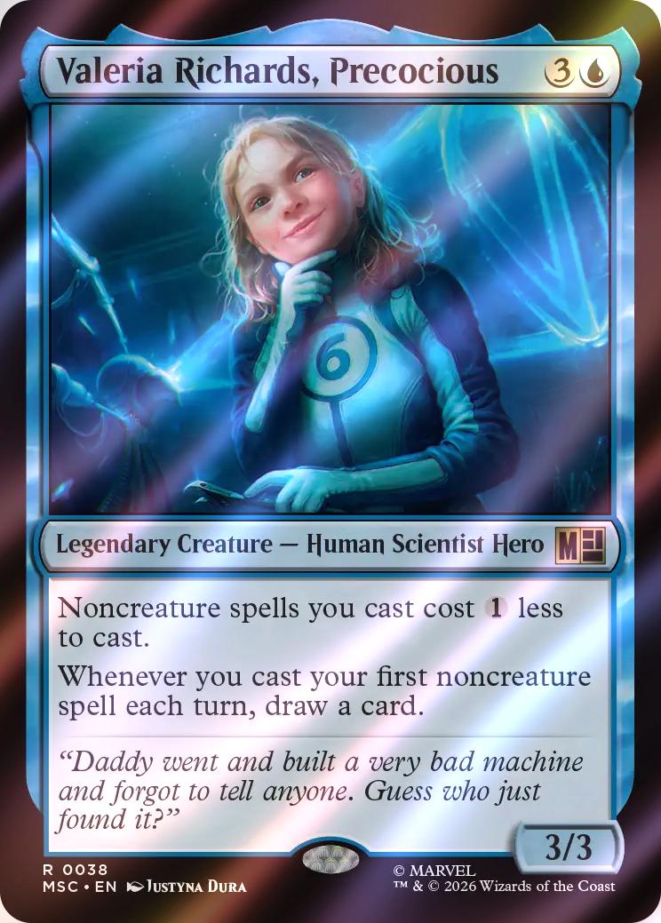 Valeria Richards, Precocious [38] [Marvel Super Heroes: Commander] [Surge Foil]