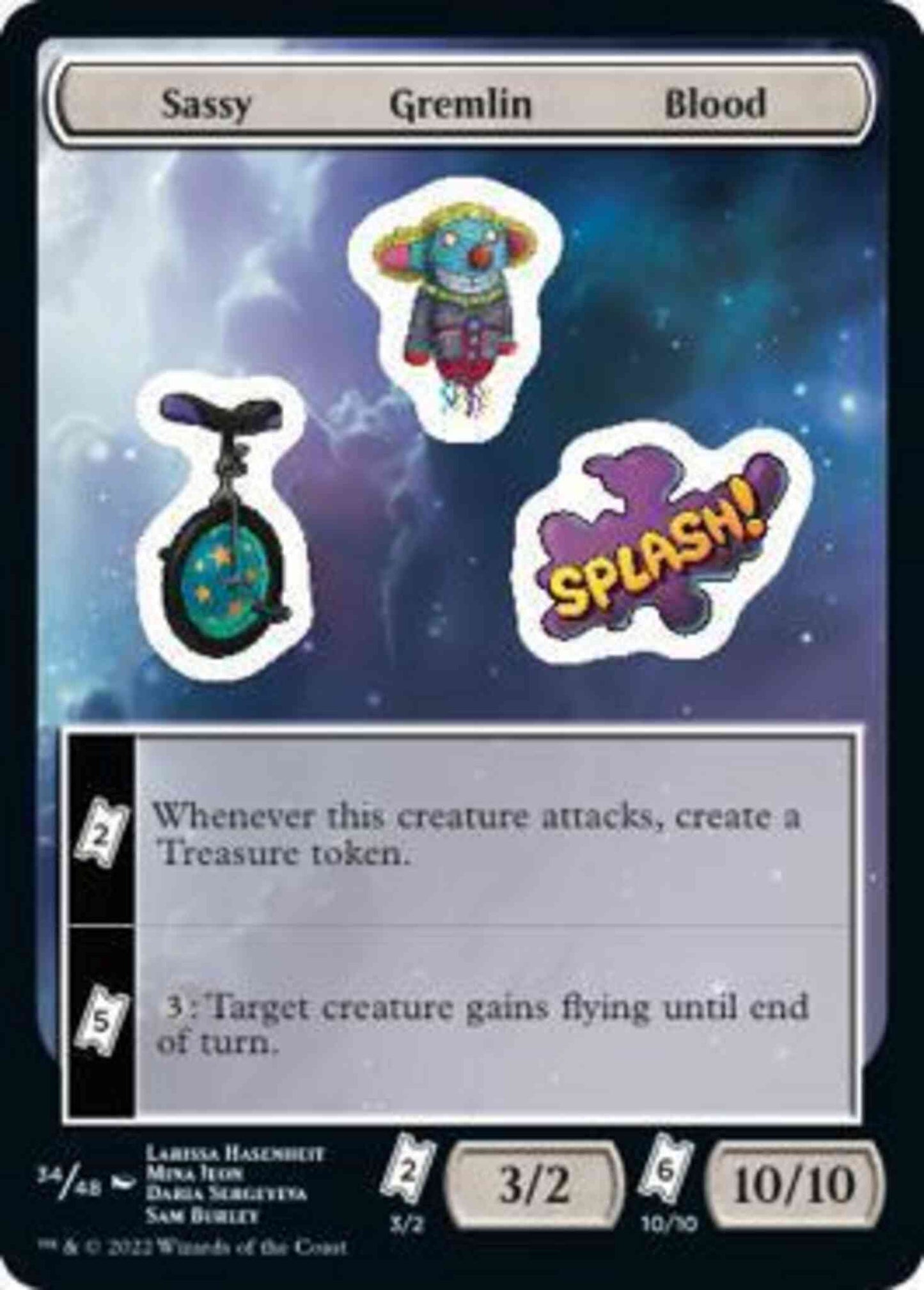 Sassy Gremlin Blood [34] [Unfinity Sticker Sheets] [Non-Foil]