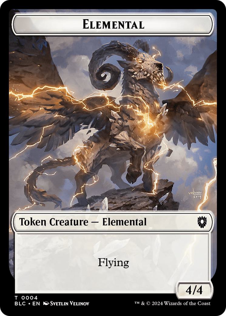 Cat Token (26) // Elemental Token (04) [Bloomburrow: Commander: Tokens] [Non-Foil]