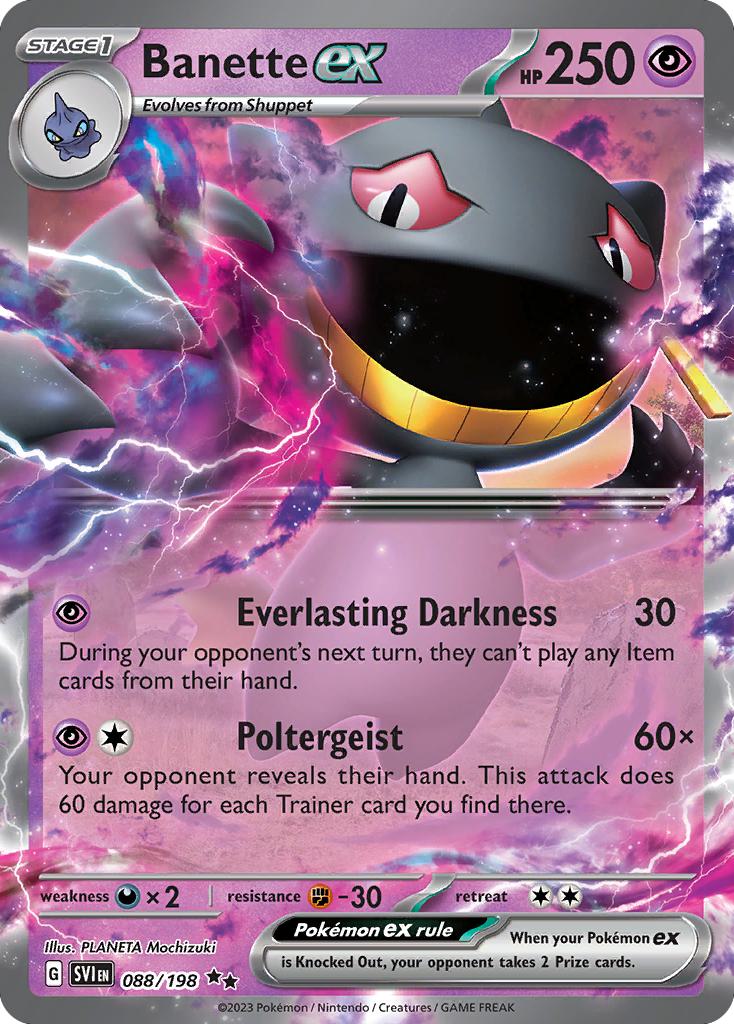 Banette ex - 088/198 - Double Rare [sv01-088] [Ultra]