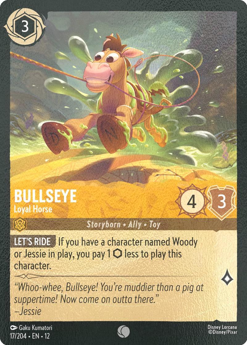 Bullseye - Loyal Horse - 17/204 [Wilds Unknown] [Cold Foil]
