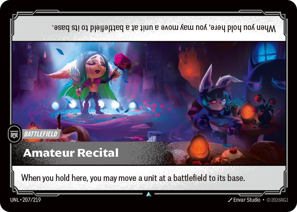 Amateur Recital - 207/219 [Unleashed] [Non-Foil]
