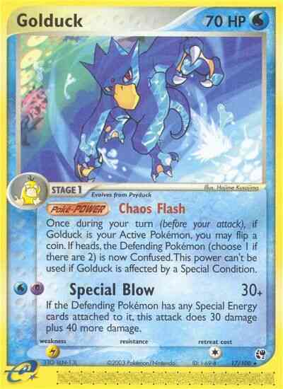 Golduck - 17/100 - Rare [ex2-17] [Reverse Holo]