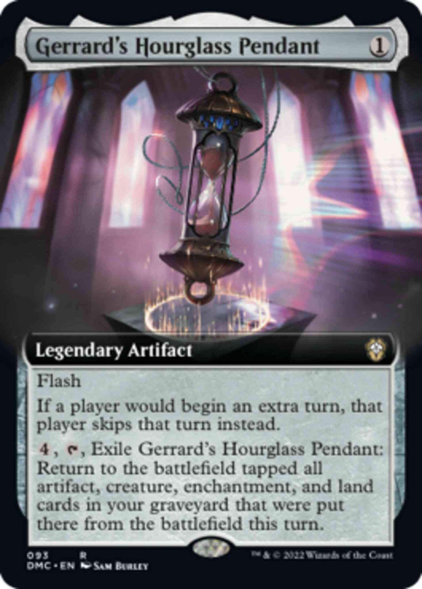 Gerrard's Hourglass Pendant [93] [Extended Art] [Dominaria United: Commander] [Non-Foil]