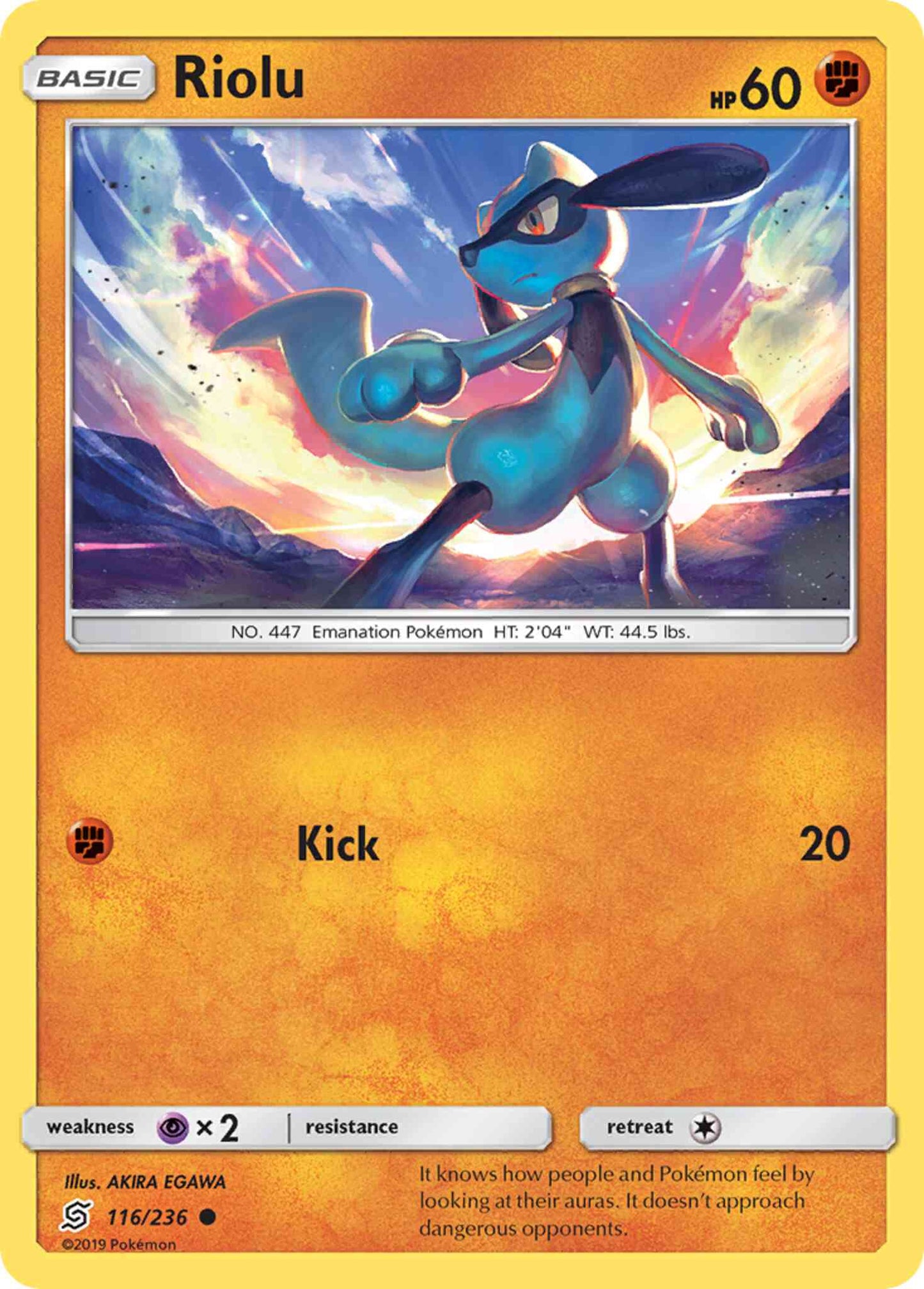 Riolu - 116/236 - Common [sm11-116] [Non-Holo]